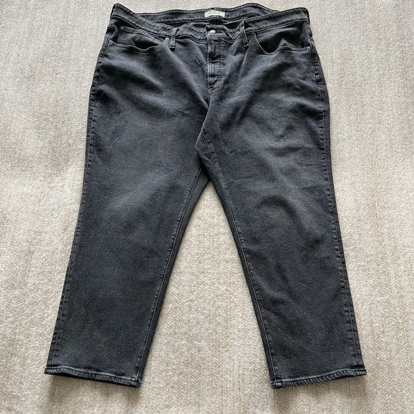 Madewell Plus Size Charcoal Ankle Jeans - Picture 1 of 7